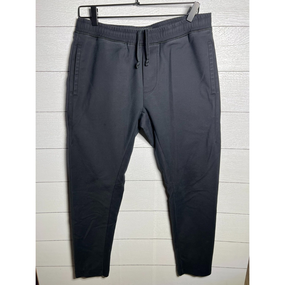 Wings + Horns Pants Mens Medium Black Jogger Sweatpants Drawstring Canada 32x29